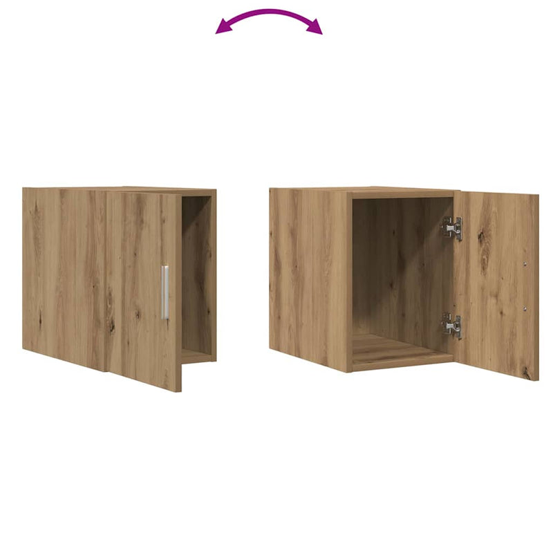 vidaXL Fali szekrény Kézműves tölgy 30x42.5x40 cm Műszaki fa