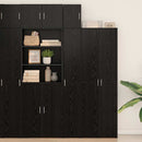 vidaXL Fali szekrény Fekete tölgy 30 x 42.5 x 39.5 cm Faanyag