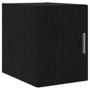 vidaXL Fali szekrény Fekete tölgy 30 x 42.5 x 39.5 cm Faanyag