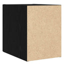 vidaXL Fali szekrény Fekete tölgy 30 x 42.5 x 39.5 cm Faanyag