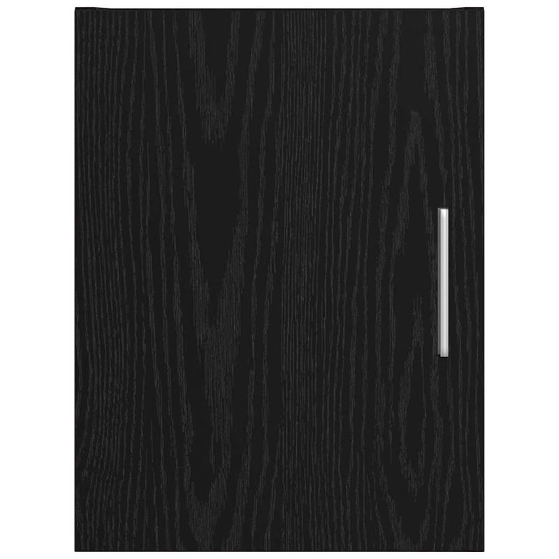 vidaXL Fali Szekrény Fekete Tölgy 30x42.5x40 cm Szerelt Fa