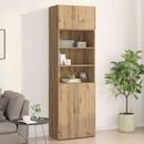 vidaXL Fali Szekrény kézműves tölgy 70 x 42.5 x 40 cm Faanyag