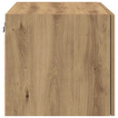 vidaXL Fali Szekrény kézműves tölgy 70 x 42.5 x 40 cm Faanyag