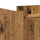 vidaXL Oldalfal Régi fa 45 x 35 x 75 cm Faanyag