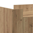 vidaXL Oldalfal Artisan tölgy 45 x 35 x 75 cm Faanyag