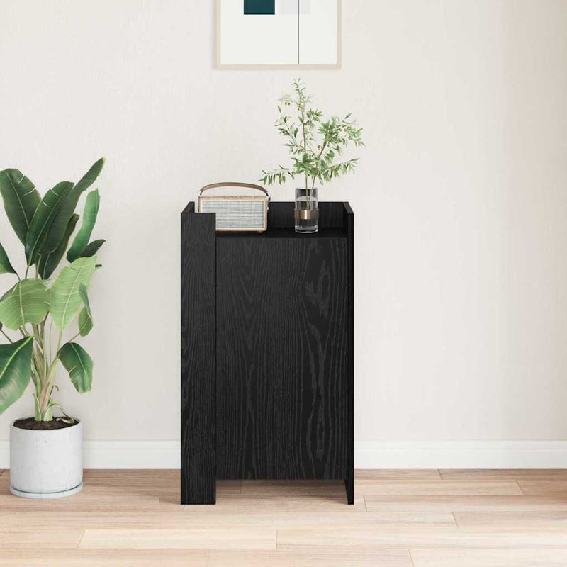 vidaXL Oldalfal Fekete tölgy 45 x 35 x 75 cm Faanyag