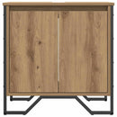 vidaXL Fürdőszobai mosdószekrény Artisan tölgy 60 x 35 x 60 cm Faanyag