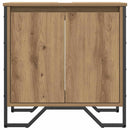 vidaXL Fürdőszobai mosdószekrény Artisan tölgy 60 x 35 x 60 cm Faanyag