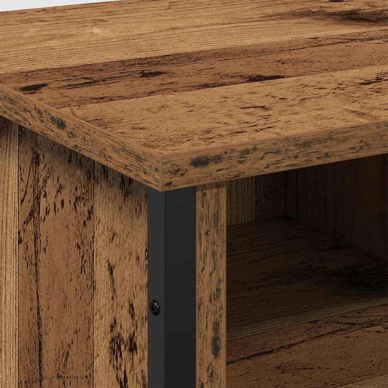 vidaXL Mosdószekrény polcokkal Egyéb Öreg fa 91 x 35 x 60 cm Faanyag