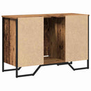 vidaXL Fürdőszobai mosdószekrény Öreg fa 91 x 35 x 60 cm Faanyag