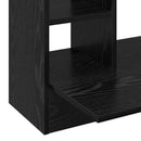 vidaXL Falra szerelhető íróasztal Musta tammi Faanyag 105 x 48 x 75 cm