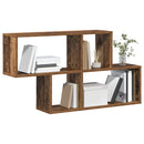 vidaXL Falpolc polcokkal Falra szerelhető Egyéb Barna faszínű