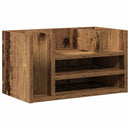 vidaXL Íróasztali rendező Öreg fa 44,5 x 24 x 25 cm Faanyag