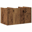 vidaXL Íróasztali rendező Öreg fa 44,5 x 24 x 25 cm Faanyag