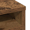 vidaXL Íróasztali rendező Régi fa 36 x 26 x 29.5 cm Faanyag