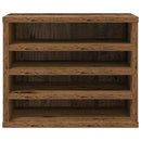 vidaXL Íróasztali rendező Öreg fa 36 x 26 x 29,5 cm Faanyag
