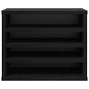 vidaXL Íróasztali rendező Fekete tölgy 36 x 26 x 29,5 cm Faanyag