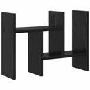 vidaXL Íróasztali rendező Fekete tölgy 50 x 15,5 x 35,5 cm Faanyag