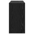 vidaXL Fürdőszoba Székény ajtóval Fekete tölgy 90 x 29 x 55 cm Faanyag