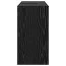 vidaXL Fürdőszoba Székény ajtóval Fekete tölgy 90 x 29 x 55 cm Faanyag