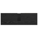 vidaXL Fürdőszoba Székény ajtóval Fekete tölgy 90 x 29 x 55 cm Faanyag