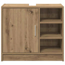 vidaXL Fürdőszoba Székény Artisan tölgy 63 x 29 x 55 cm Faanyag