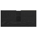 vidaXL Fürdőszoba Székény ajtóval Fekete tölgy 63 x 29 x 55 cm Faanyag