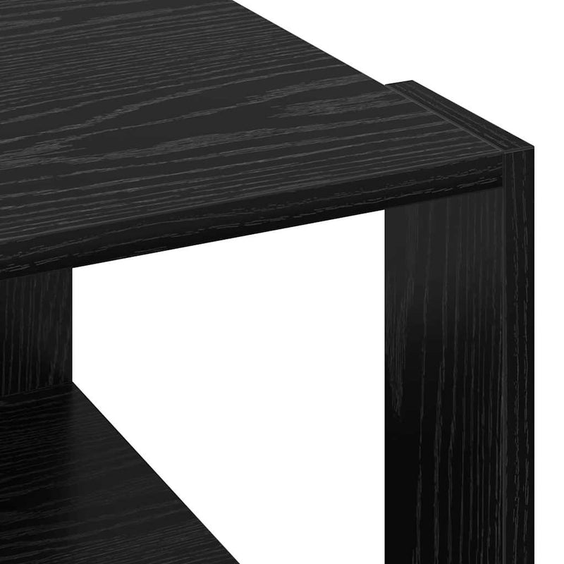 vidaXL Dohányzóasztal Musta tammi 51.5 x 51.5 x 30 cm Faanyag