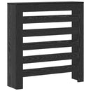 vidaXL Radiátor fedezék Fekete tölgy 78 x 20 x 82 cm Faanyag