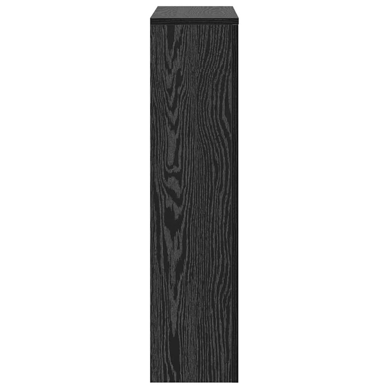 vidaXL Radiátor fedezék Fekete tölgy 78 x 20 x 82 cm Faanyag