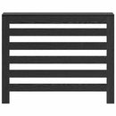 vidaXL Radiátor fedezék Fekete tölgy 104 x 20 x 82 cm Faanyag