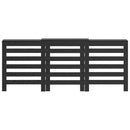 vidaXL Radiátor fedezék Fekete tölgy 205 x 21,5 x 83,5 cm Faanyag