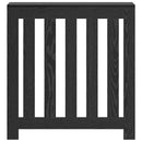 vidaXL Radiátor fedezék Fekete tölgy 78 x 20 x 82 cm Faanyag