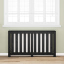 vidaXL Radiátor fedezék Fekete tölgy 149 x 20 x 82 cm Faanyag