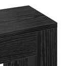 vidaXL Radiátor fedezék Fekete tölgy 205 x 21,5 x 83,5 cm Faanyag