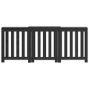 vidaXL Radiátor fedezék Fekete tölgy 205 x 21,5 x 83,5 cm Faanyag