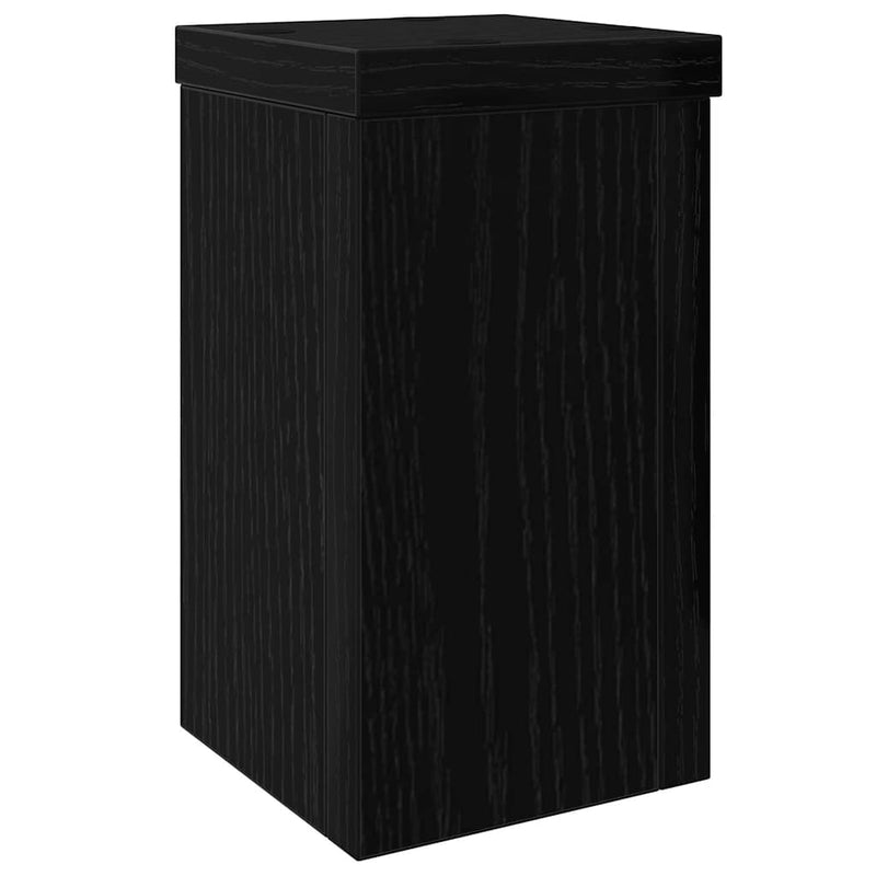 vidaXL Növényállvány 2 pcs Musta tammi 10 x 10 x 18 cm Faanyag