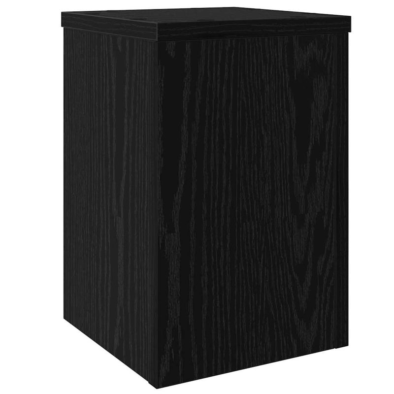 vidaXL Növényállvány 2 pcs Musta tammi 20 x 20 x 30 cm Faanyag