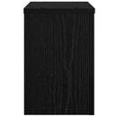 vidaXL Növényállvány 2 pcs Fekete tölgy 20 x 20 x 30 cm Faanyag