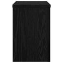 vidaXL Növényállvány 2 pcs Fekete tölgy 20 x 20 x 30 cm Faanyag