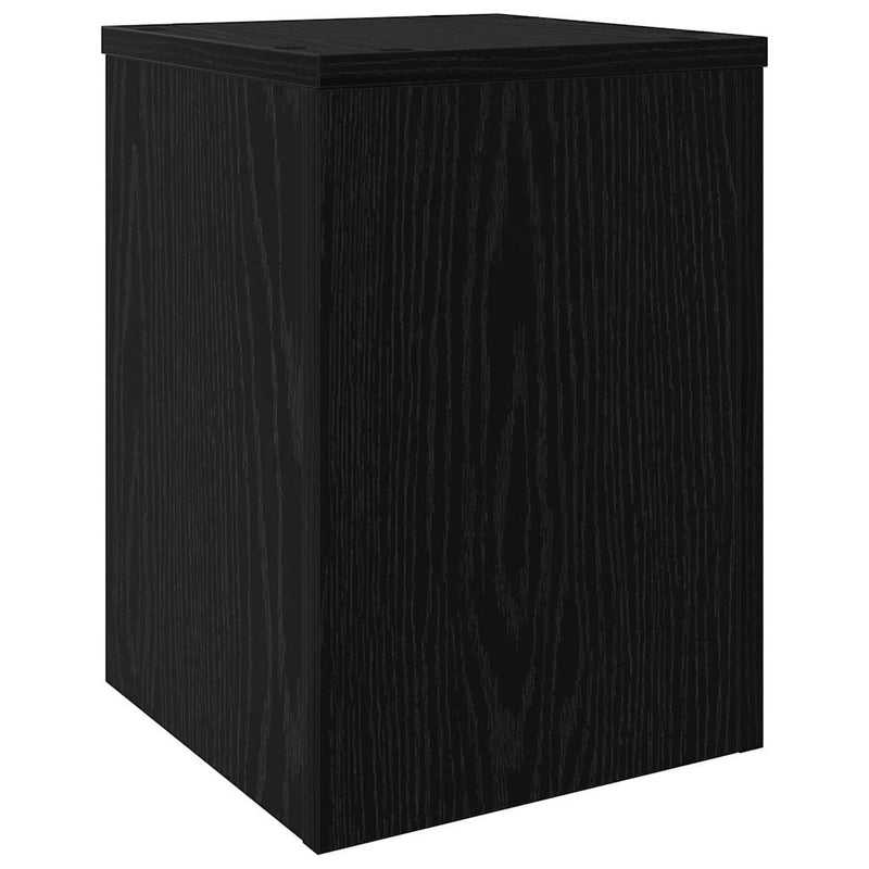 vidaXL Növényállvány 2 pcs Musta tammi 25 x 25 x 35 cm Faanyag