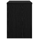 vidaXL Növényállvány 2 pcs Fekete tölgy 25 x 25 x 35 cm Faanyag