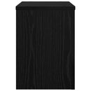 vidaXL Növényállvány 2 pcs Fekete tölgy 25 x 25 x 35 cm Faanyag