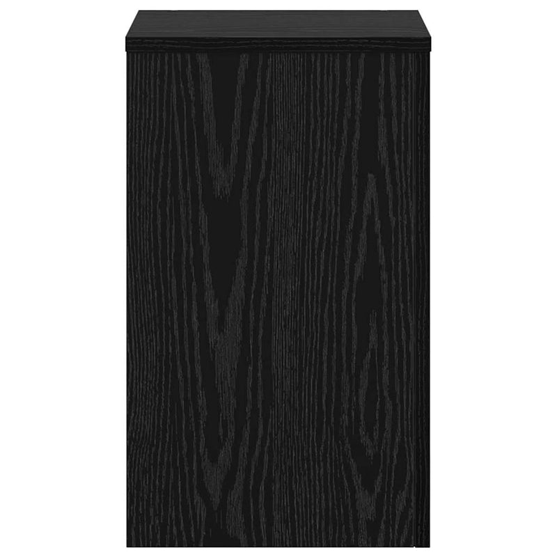 vidaXL Növényállvány 2 pcs Musta tammi 30 x 30 x 50 cm Faanyag