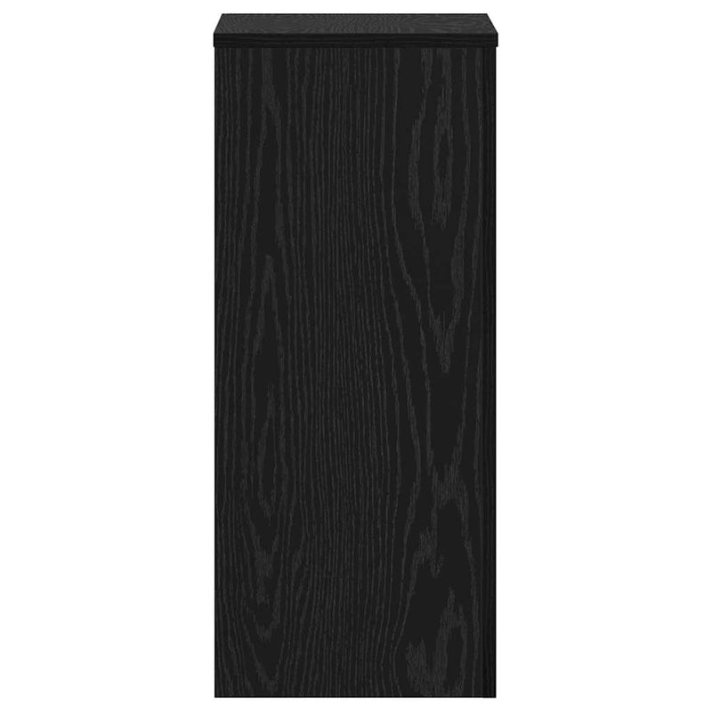 vidaXL Növényállvány 2 pcs Musta tammi 30 x 30 x 70 cm Faanyag