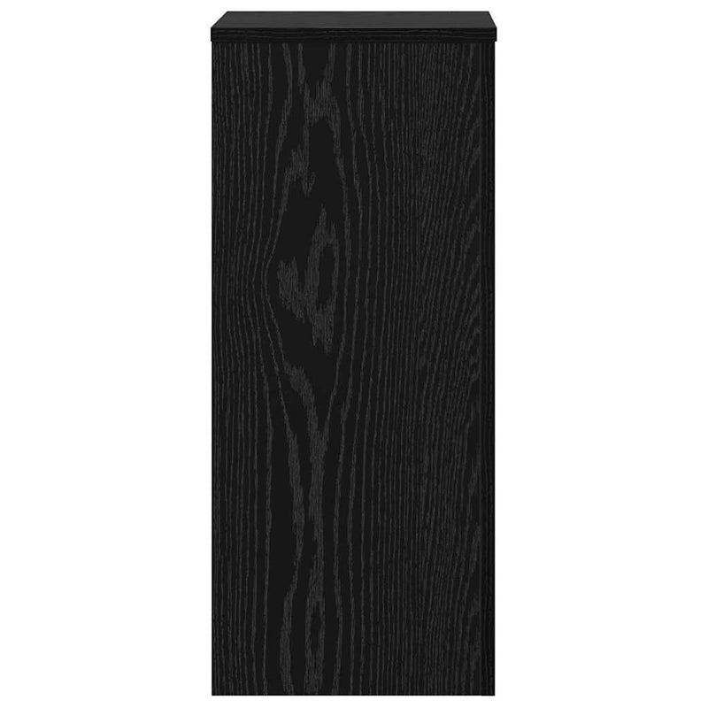 vidaXL Növényállvány 2 pcs Musta tammi 30 x 30 x 70 cm Faanyag