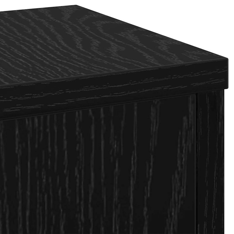 vidaXL Növényállvány 2 pcs Musta tammi 17 x 17 x 60 cm Faanyag