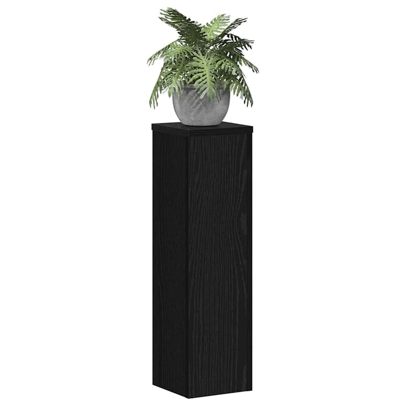 vidaXL Növényállvány 2 pcs Musta tammi 17 x 17 x 60 cm Faanyag