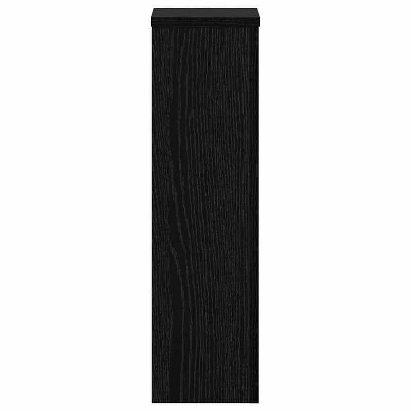 vidaXL Növényállvány 2 pcs Musta tammi 17 x 17 x 60 cm Faanyag