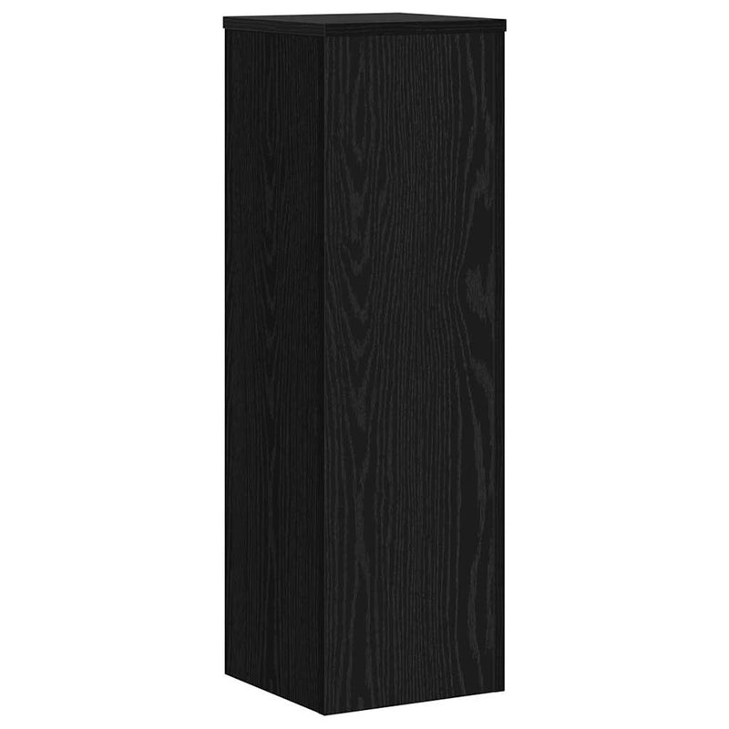 vidaXL Növényállvány 2 pcs Musta tammi 25 x 25 x 80 cm Faanyag